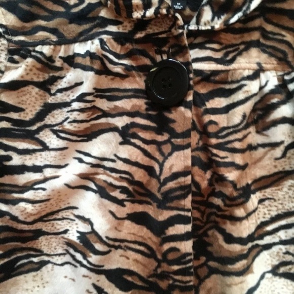Women’s Cropped jacket Lisa International Animal Print Jacket Career - Picture 10 of 11